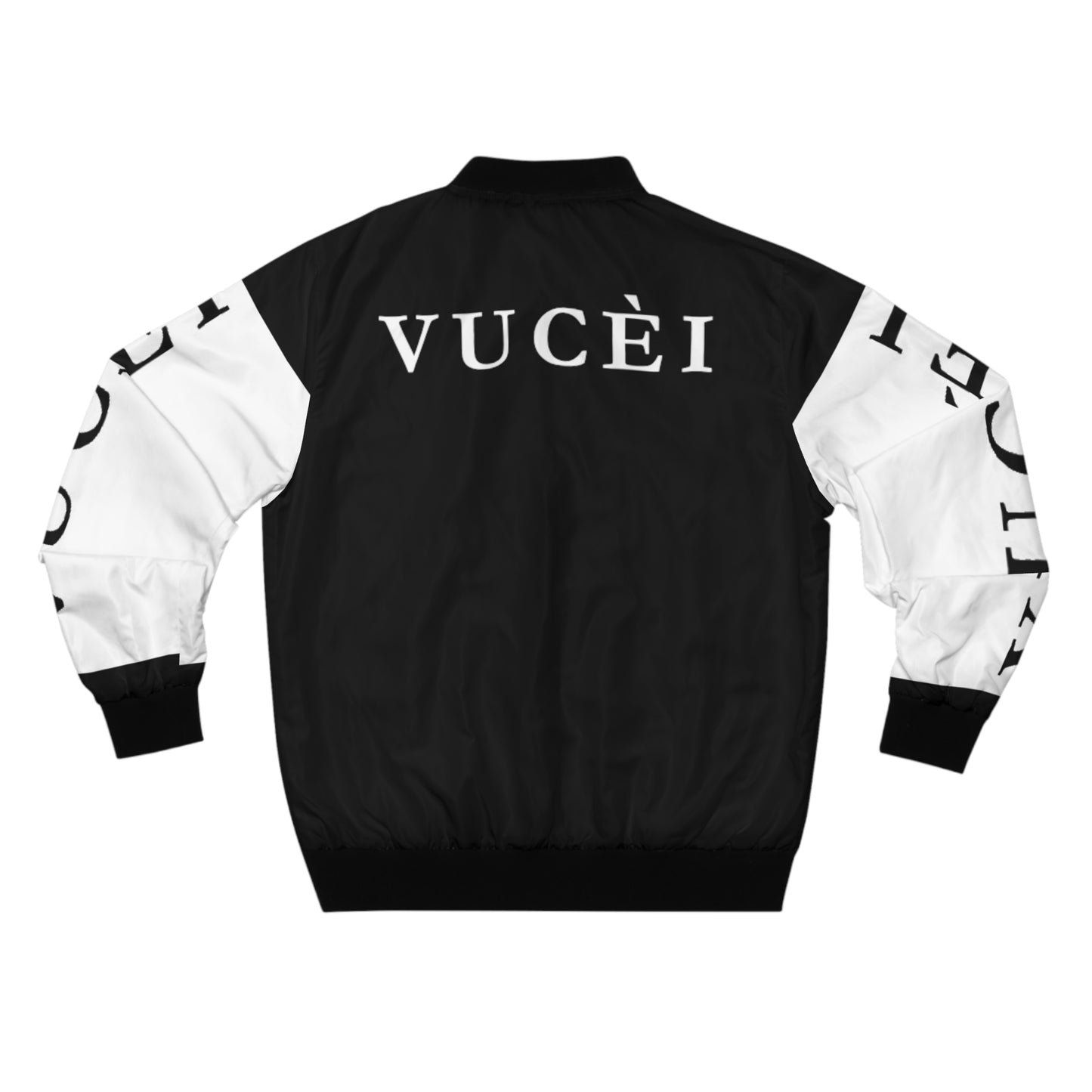 VUCÈI BLACK "Make It Happen" Bomber Jacket (AOP)